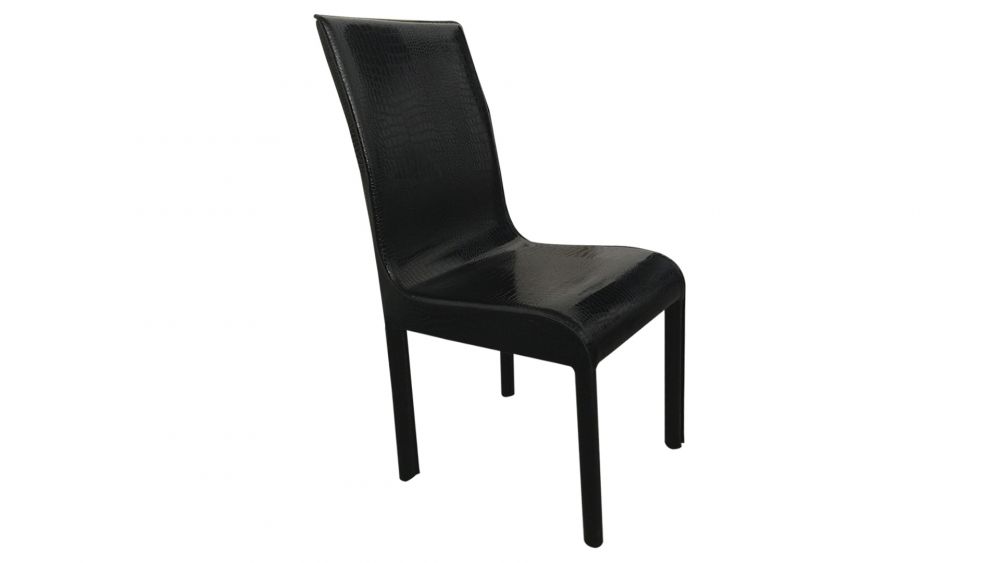 American Eagle Furniture - C05 Black PU Dining Chair (Set of 2) - CK-C05-B - GreatFurnitureDeal
