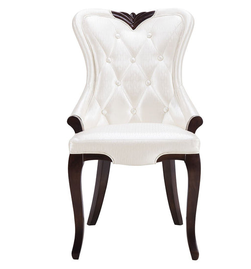 American Eagle Furniture - H168 White PU Dining Chair - Set of 2- CK-H168-W - GreatFurnitureDeal