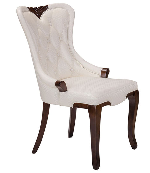 American Eagle Furniture - H168 Cream PU Dining Chair - Set of 2- CK-H168-CRM - GreatFurnitureDeal