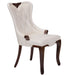 American Eagle Furniture - H168 Cream PU Dining Chair - Set of 2- CK-H168-CRM - GreatFurnitureDeal