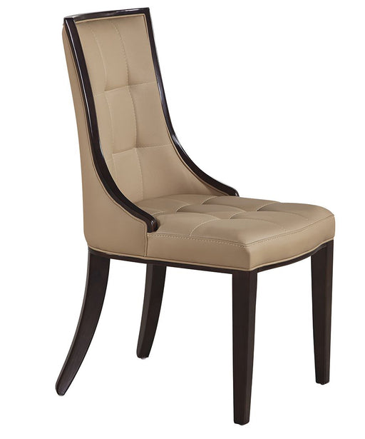 American Eagle Furniture - H603 Tan PU Dining Chair - Set of 2 - CK-H603-TAN - GreatFurnitureDeal