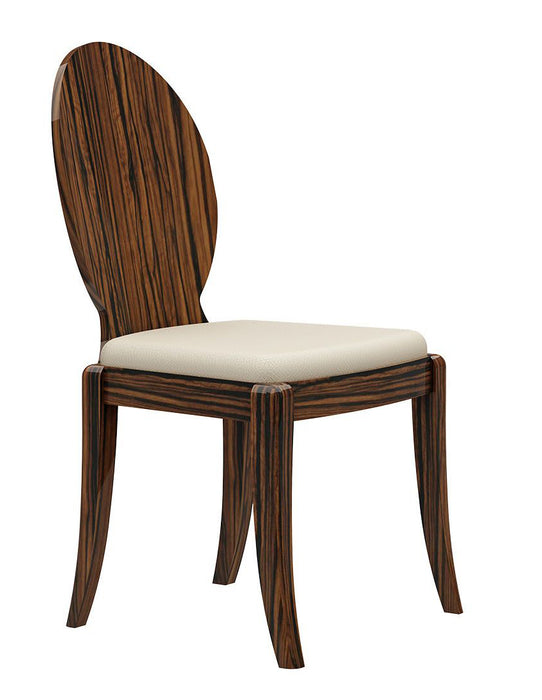 American Eagle Furniture - P101 Ebony Finish Dining Chair - Set of 2 -  CK-P101 - GreatFurnitureDeal