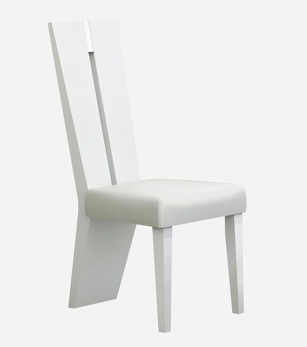 American Eagle Furniture - P110 White Lacquer Finish Dining Chair - Set of 2 - CK-P110 - GreatFurnitureDeal