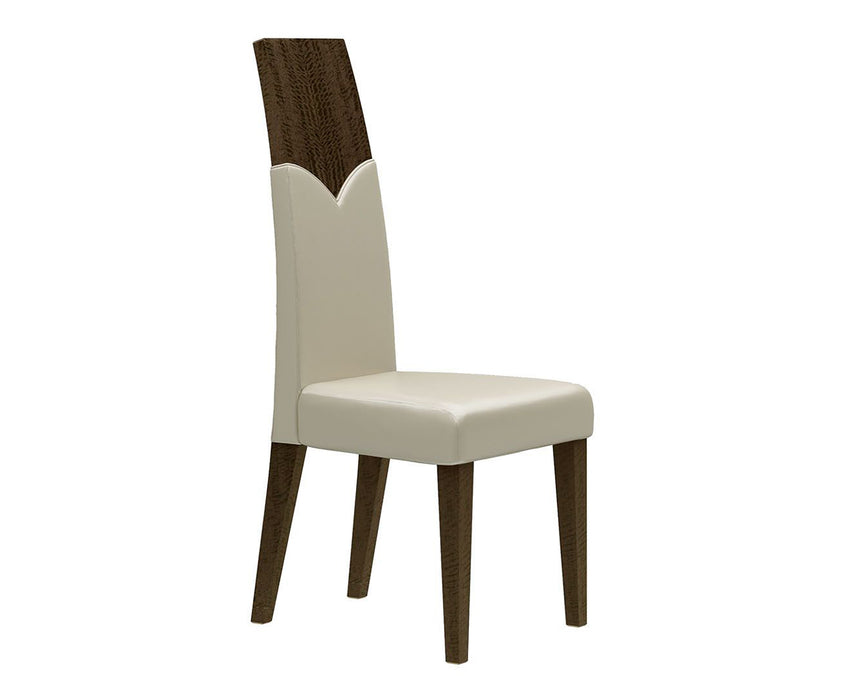 American Eagle Furniture - P115 Dark Walnut Finish Dining Chair - Set of 2 - CK-P115