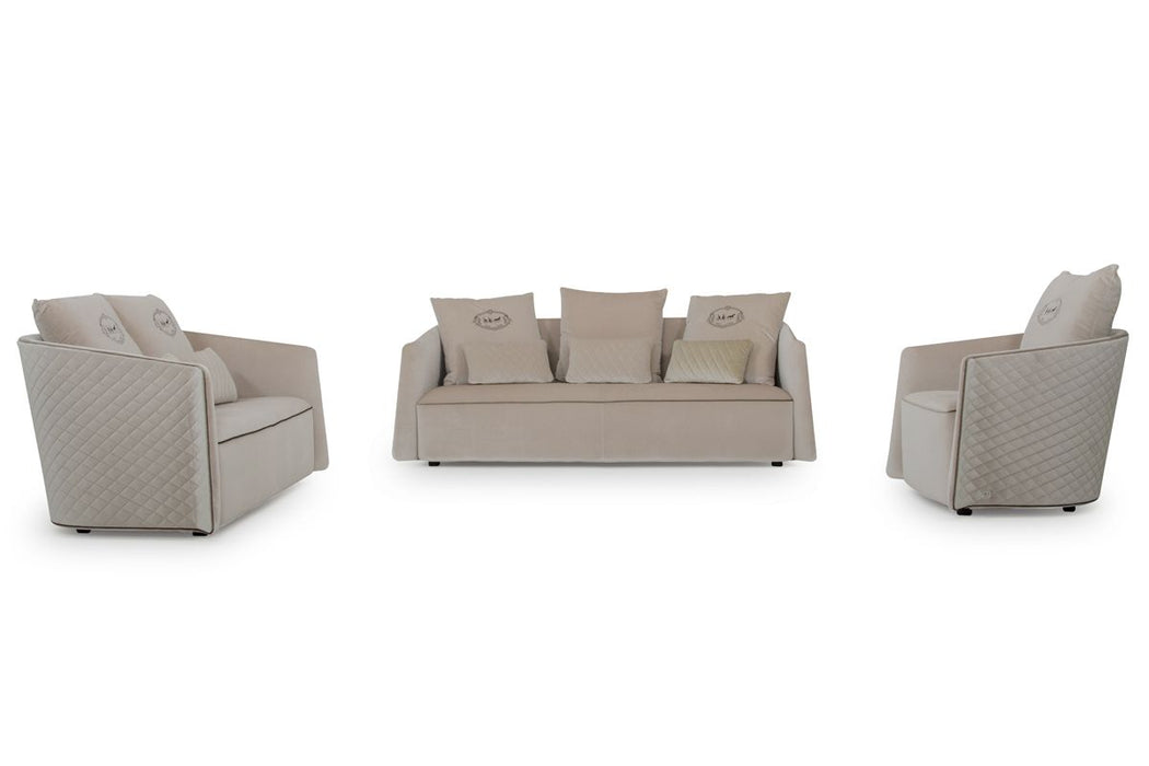 VIG Furniture - A&X Talin Modern Beige Fabric Sofa Set - VGUNCK006 - GreatFurnitureDeal