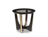 VIG Furniture - A&X Talin Modern Black Crocodile & Rosegold End Table - VGUNCK813-60 - GreatFurnitureDeal