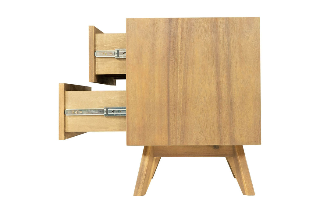 VIG Furniture - Modrest Claire Contemporary Walnut NIghtstand - VGWDWIN-NST02-NS - GreatFurnitureDeal