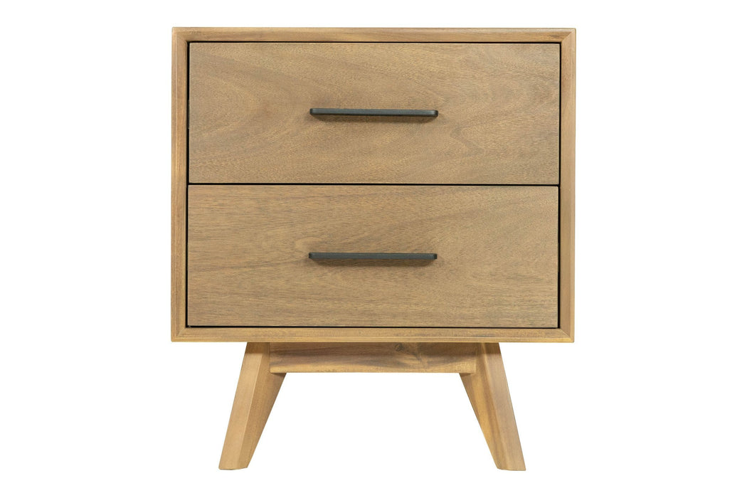 VIG Furniture - Modrest Claire Contemporary Walnut NIghtstand - VGWDWIN-NST02-NS - GreatFurnitureDeal