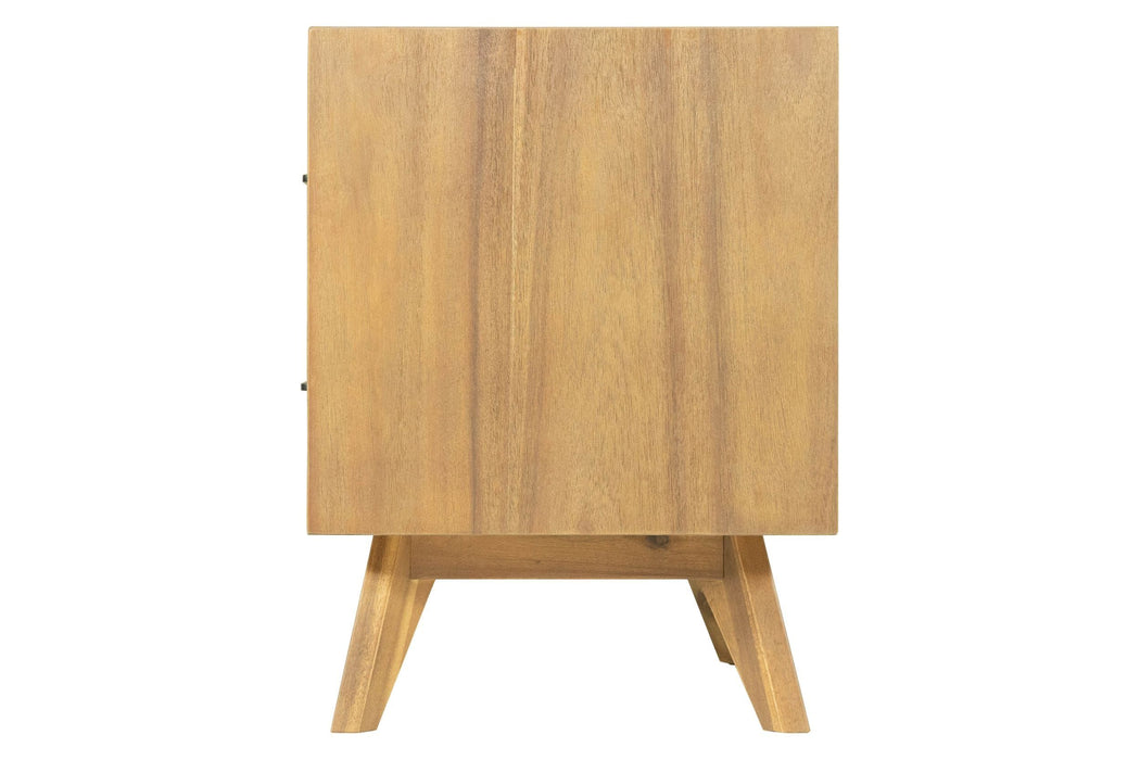 VIG Furniture - Modrest Claire Contemporary Walnut NIghtstand - VGWDWIN-NST02-NS