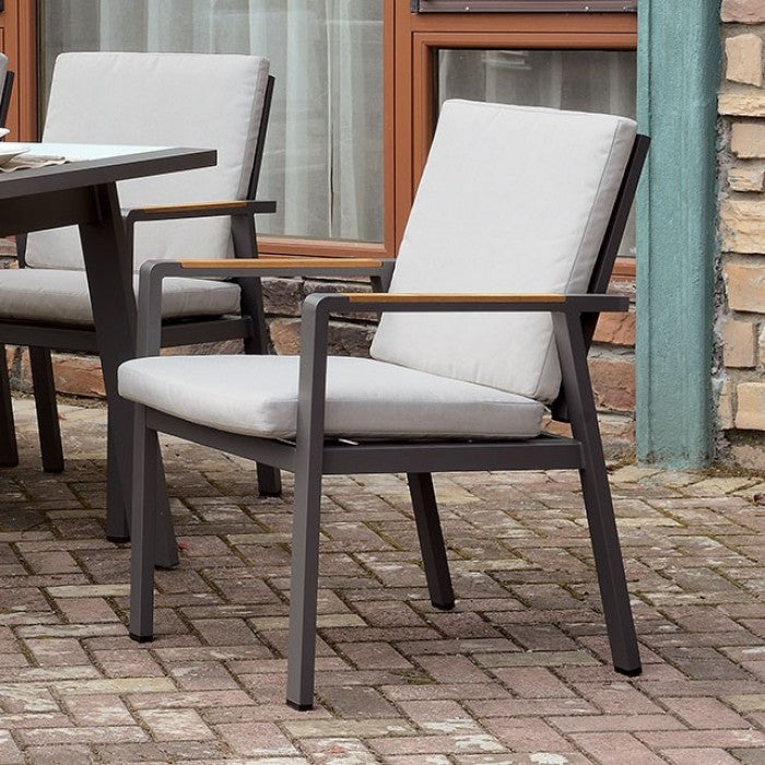 Furniture of America - Alycia Arm Chair in White/Beige/Gray - CM-OT2141AC-6PK