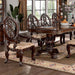 Furniture of America - Normandy 9 Piece Dining Room Set in Brown Cherry - CM3145T-9SET - GreatFurnitureDeal