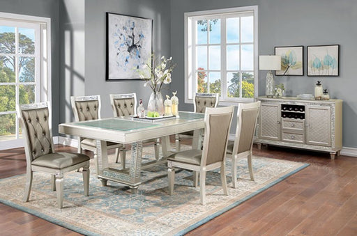 Furniture of America - Adelina Dining Table in Champagne - CM3158T-TABLE - GreatFurnitureDeal