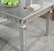 Furniture of America - Adalia Dining Table in Silver/Dark Gray - CM3241SV-T - GreatFurnitureDeal