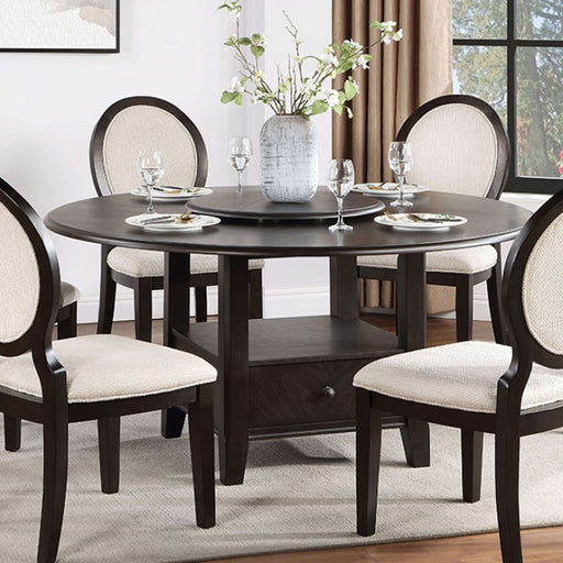 Furniture of America - Newforte Dining Table in Espresso/Ivory - CM3260EX-T-TABLE - GreatFurnitureDeal