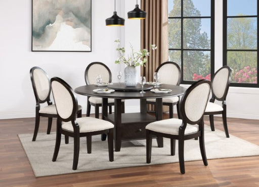 Furniture of America - Newforte Dining Table in Espresso/Ivory - CM3260EX-T-TABLE - GreatFurnitureDeal