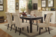 Furniture of America - Nerissa 7 Piece Dining Table Set in Antique Black - CM3840T-TABLE-7SET - GreatFurnitureDeal