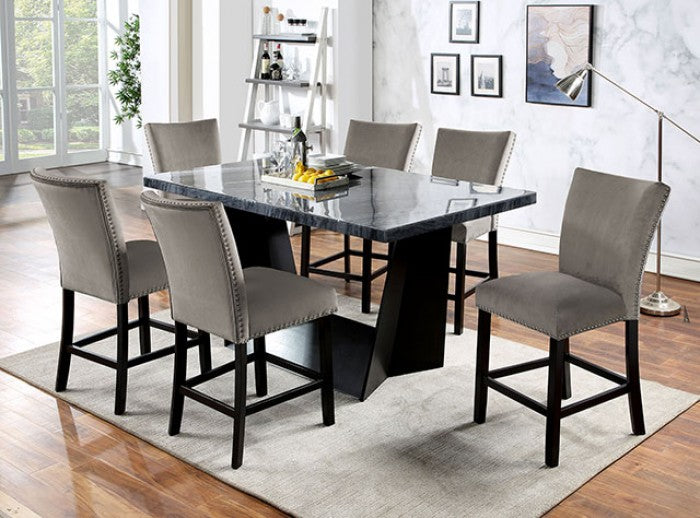 Furniture of America - Opheim Counter Height Table in Black - CM3496PT-TABLE - GreatFurnitureDeal