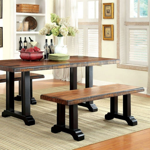 Furniture of America - Gregory Dining Table in Black Base - CM3605T - GreatFurnitureDeal