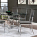 Furniture of America - Casper Dining Table in Chrome - CM3654T-TABLE - GreatFurnitureDeal