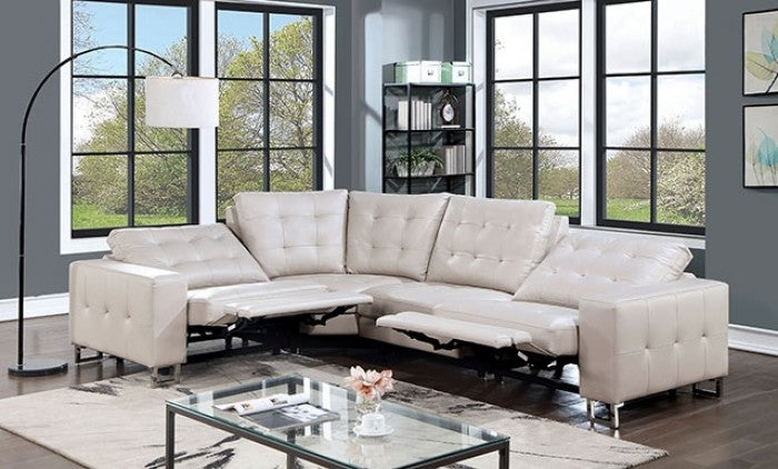 Furniture of America - Abberton Sectional in Taupe - CM6735BG-PM