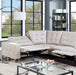 Furniture of America - Abberton Sectional in Taupe - CM6735BG-PM - GreatFurnitureDeal
