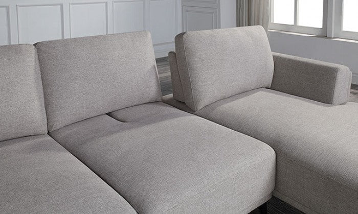 Furniture of America - Laufen Sectional in Gray - CM6745GY