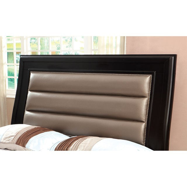 Furniture of America - Golva King Bed in Black/Taupe - CM7295-EK - GreatFurnitureDeal