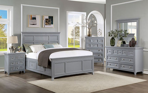 Furniture of America - Castlile Queen Bed in Gray - CM7413GY-Q - GreatFurnitureDeal