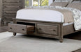 Furniture of America - Durango 6 Piece Eastern King Bedroom Set in Warm Gray - CM7461GY-EK-6SET - GreatFurnitureDeal