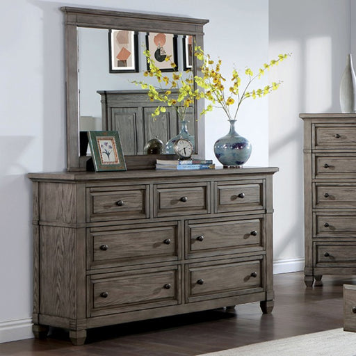 Furniture of America - Durango Dresser in Warm Gray - CM7461GY-D - GreatFurnitureDeal