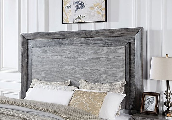 Furniture of America - Raiden 5 Piece California King Bedroom Set in Gray - CM7468GY-CK-BED-5SET - GreatFurnitureDeal