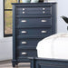 Furniture of America - Manzanillo 7 Piece Eastern King Bedroom Set in Slate Blue - CM7470BL-EK-7SET - GreatFurnitureDeal