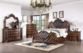 Furniture of America - Esparanza 5 Piece California King Bedroom Set in Brown Cherry - CM7478CH-CK-5SET - GreatFurnitureDeal