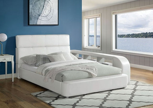 Furniture of America - Vodice Queen Bed in White - CM7513-Q - GreatFurnitureDeal