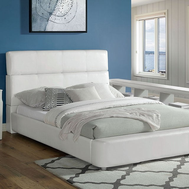 Furniture of America - Vodice Queen Bed in White - CM7513-Q - GreatFurnitureDeal