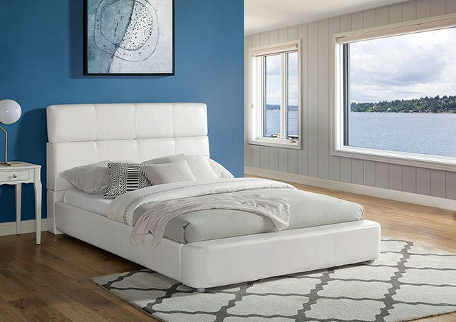 Furniture of America - Vodice Queen Bed in White - CM7513-Q - GreatFurnitureDeal