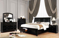 Furniture of America - Castor Eastern King Bed in Black - CM7590BK - GreatFurnitureDeal