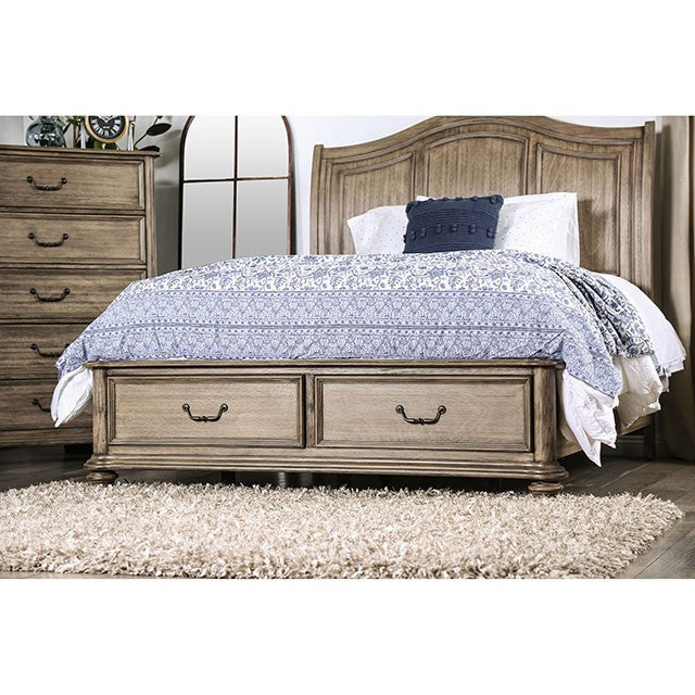 Furniture of America - Belgrade Queen Bed in Natural Tone - CM7613-Q - GreatFurnitureDeal