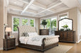 Furniture of America - Lysandra 7 Piece Queen Bedroom Set in Natural Tone, Beige - CM7663-7SET - GreatFurnitureDeal
