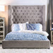 Furniture of America - Rosabelle Eastern King Bed in Gray - CM7669GY-EK - GreatFurnitureDeal