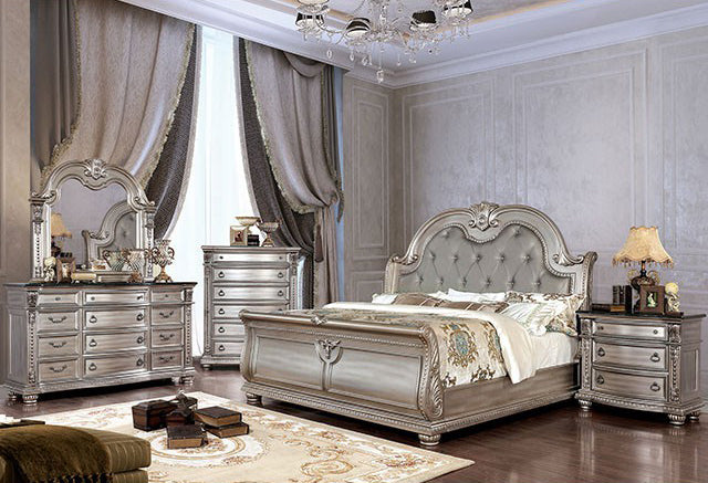 Furniture of America - Fromberg California King Bed in Champagne - CM7670CPN - GreatFurnitureDeal