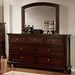 Furniture of America - Northville 5 Piece Queen Bedroom Set in Dark Cherry - CM7683-Q-5SET - GreatFurnitureDeal