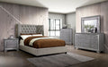 Furniture of America - Cayla California King Bed in Gray - CM7779GY-CK - GreatFurnitureDeal