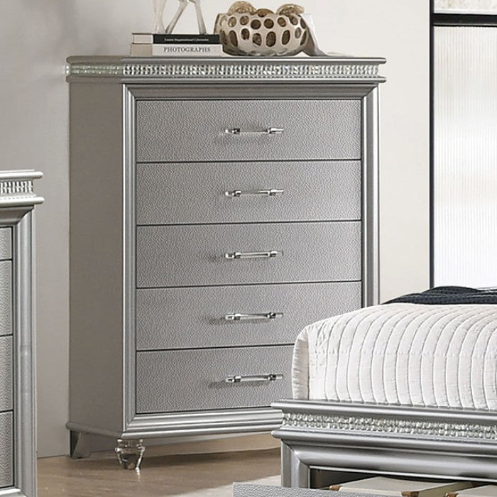 Furniture of America - Maddie Chest in Silver - CM7899SV-C - GreatFurnitureDeal