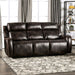 Furniture of America - Barclay 2 Piece Power Sofa Set in Dark Brown - CM9906-SF-2SET - GreatFurnitureDeal