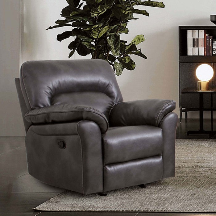 Furniture of America - Josias 3 Piece Living Room Set in Dark Gray - CM9908DG-SF-3SET