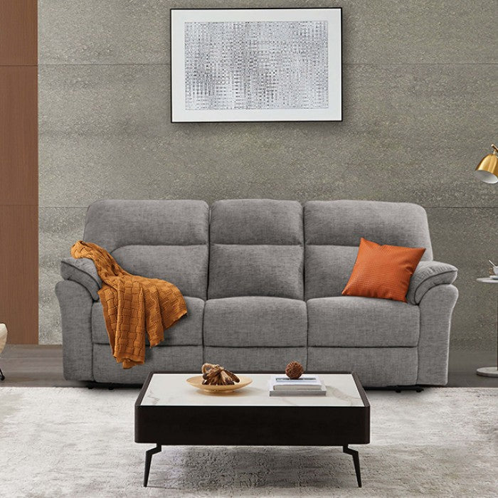 Furniture of America - Josias 3 Piece Living Room Set in Dark Gray - CM9908DV-SF-3SET