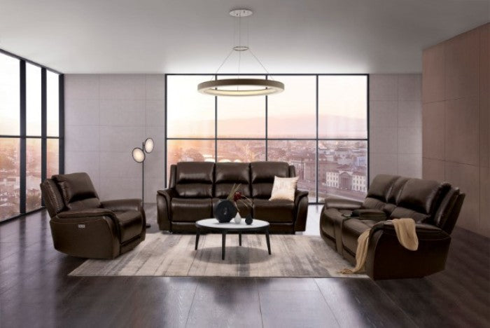Furniture of America - Gorgius 2 Piece Power Living Room Set in Espresso - CM9910ES-SF-PM-2SET - GreatFurnitureDeal
