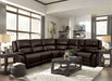 Furniture of America - Gorgius Power Sectional in Espresso - CM9910ES-SECT-PM - GreatFurnitureDeal