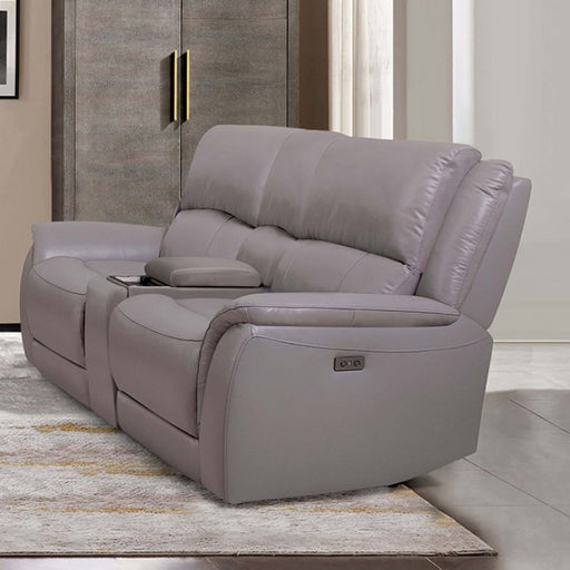 Furniture of America - Gorgius 2 Piece Power Living Room Set in Light Gray - CM9910ST-SF-PM-2SET - GreatFurnitureDeal